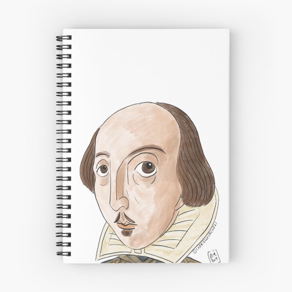 Item preview, Caricature of William Shakespeare designed and sold by shakesportraits.