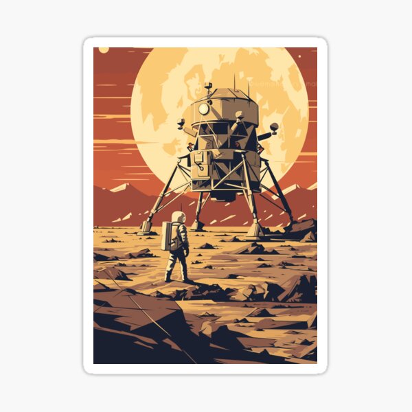 Item preview, Moon landing designed and sold by obuttono.