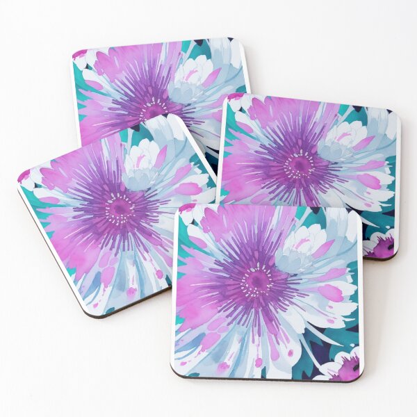 Item preview, watercolor flowers designed and sold by UndineSea.