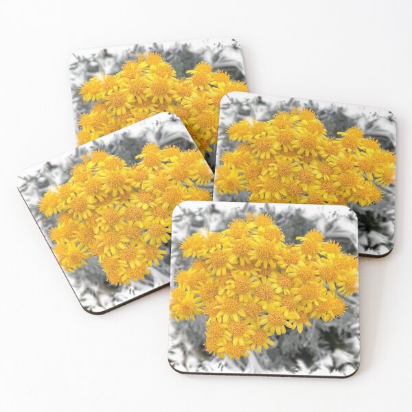 Item preview, Silver ragwort yellow bouquet flowers by iritof designed and sold by iritof.