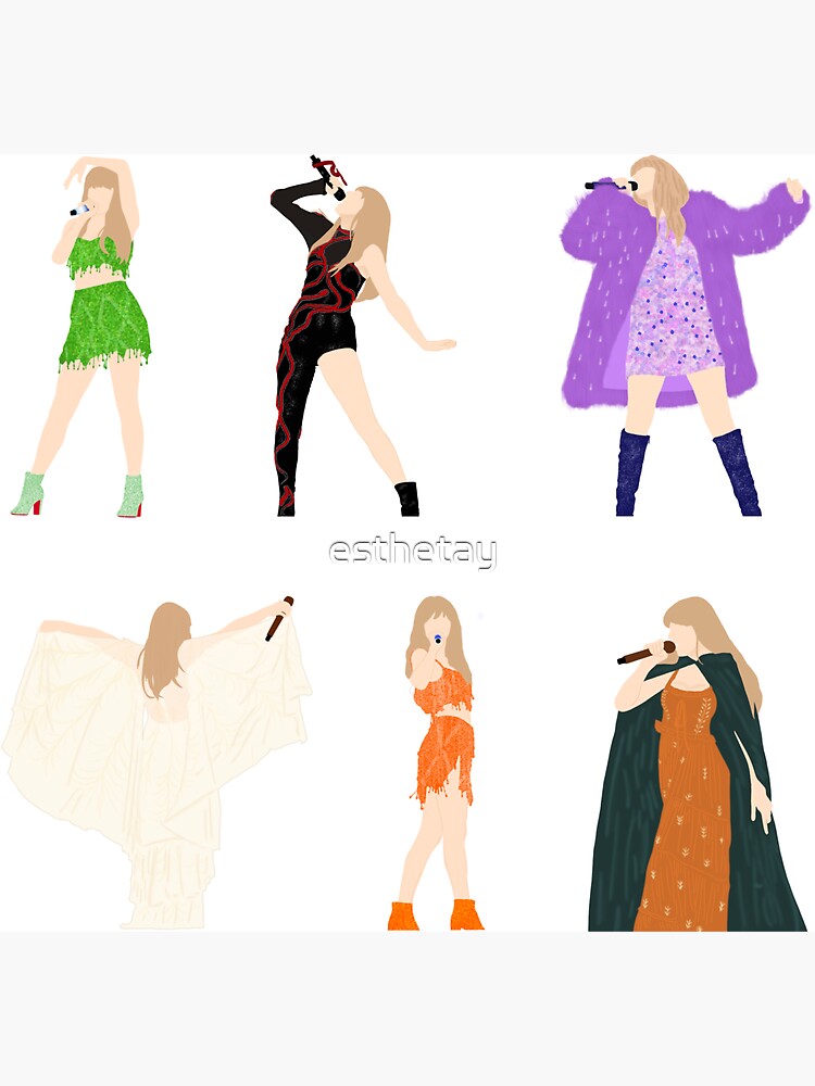 Taylor Swift Eras 3D Motion Sticker & Magnet – Impressive Stickers