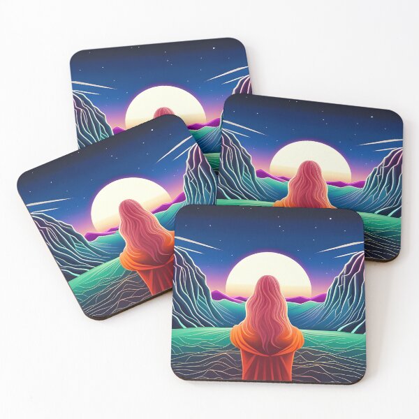Item preview, Ocean view mindfulness enthusiast. (AI generated art). 1st Edition.  designed and sold by TheMindfulExpat.