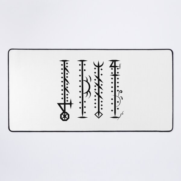 Item preview, Stafur Gegn Galdri Rune - Black designed and sold by Gumless.