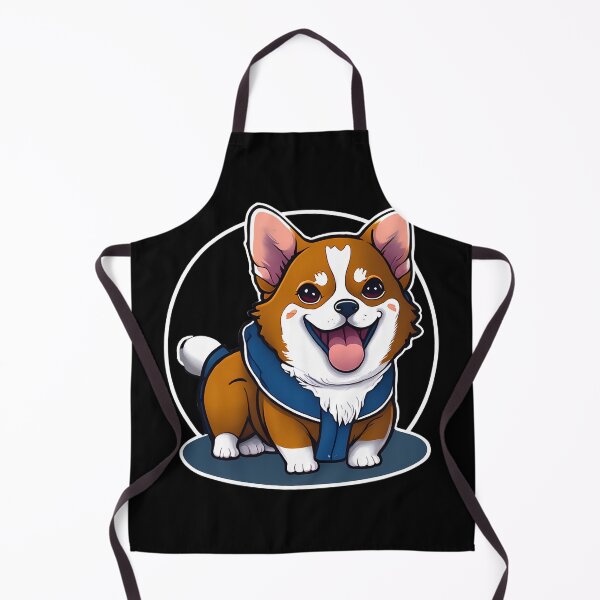 Item preview, Buffalo bills corgi cartoon style designed and sold by PrintDesignFlow.