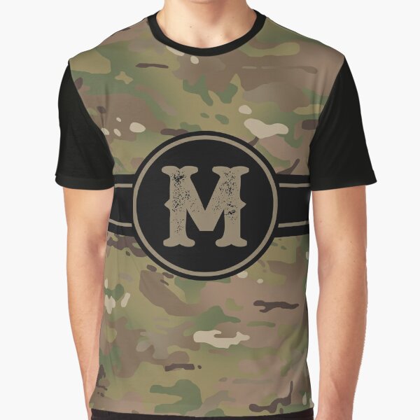 Camo Monogram Graphic Tee