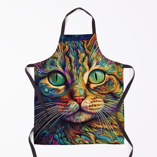 Artikelvorschau, Nahaufnahme des Kopfes einer Katze. Illustration im abstrakten Stil. entworfen und verkauft von osadchyii.