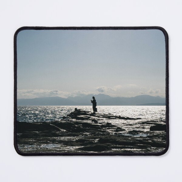 Item preview, Woman Overlooking the Ocean on a Summer Day  designed and sold by JonesyDave.