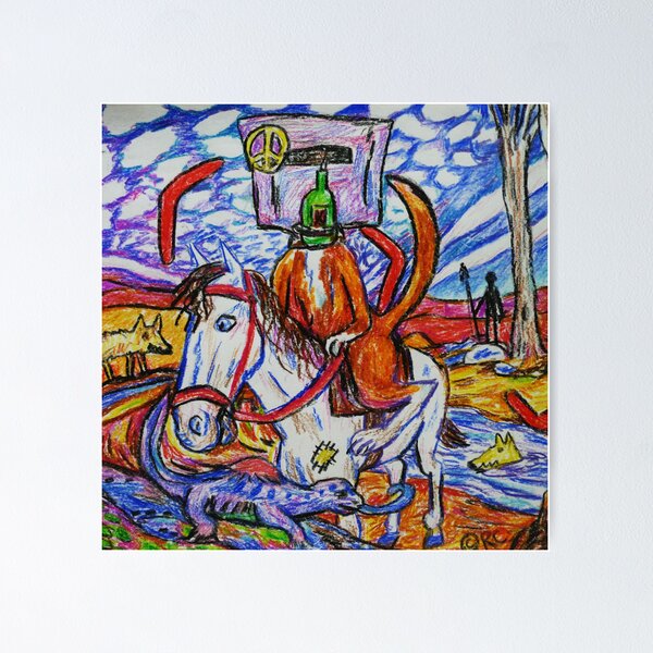Item preview, Neddy Roo On Horsey Two Shoes designed and sold by diconnollyart.