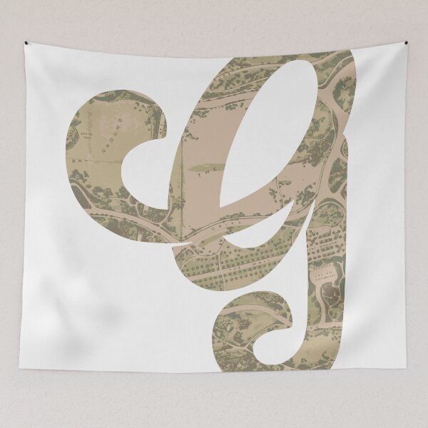 Item preview, Vintage Travel Letter G designed and sold by Wenkatdesigns.