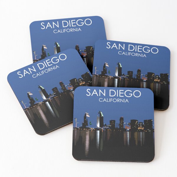 Item preview, San Diego, California, USA, Travel Print designed and sold by summattodraw.