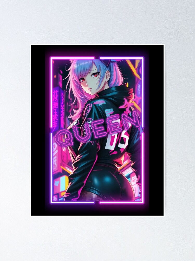 anime arth , anime , cyberpunk , anime girl , futurist | Sticker