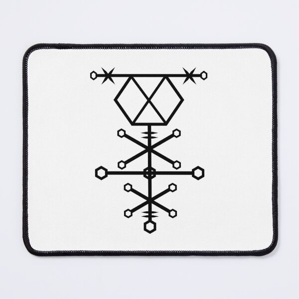 Item preview, Stafur til Að Vekja Upp Draug Rune - Black designed and sold by Gumless.