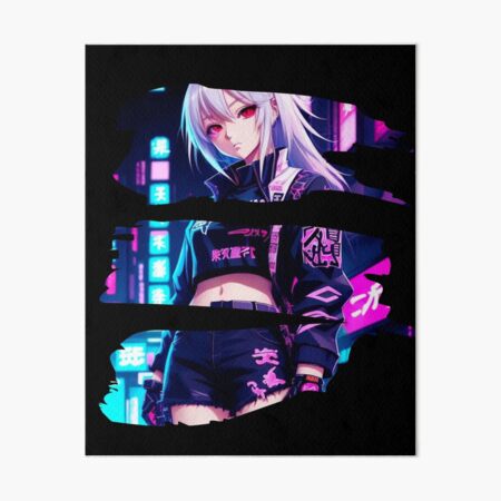 anime arth , anime , cyberpunk , anime girl , futurist Poster for Sale by  AnimeArth