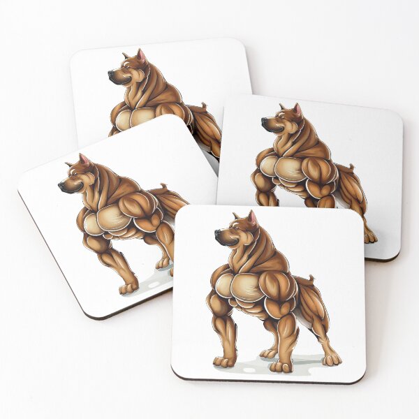 Item preview, the muscular dog designed and sold by luckymando.