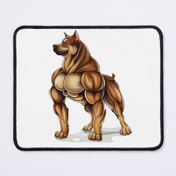 Item preview, the muscular dog designed and sold by luckymando.