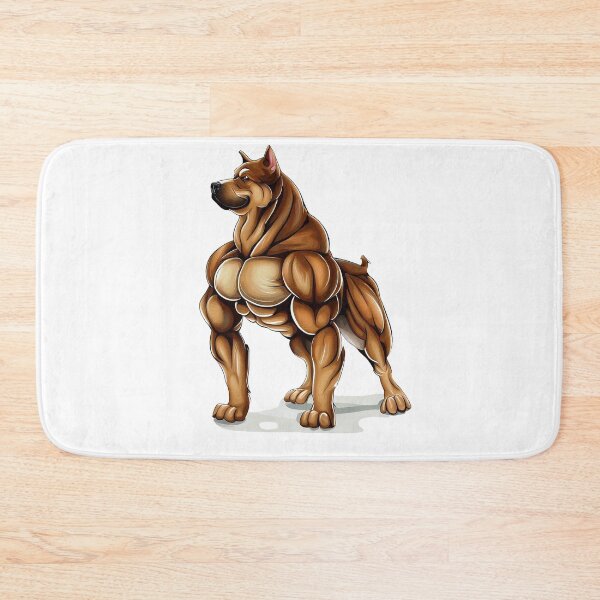 Item preview, the muscular dog designed and sold by luckymando.