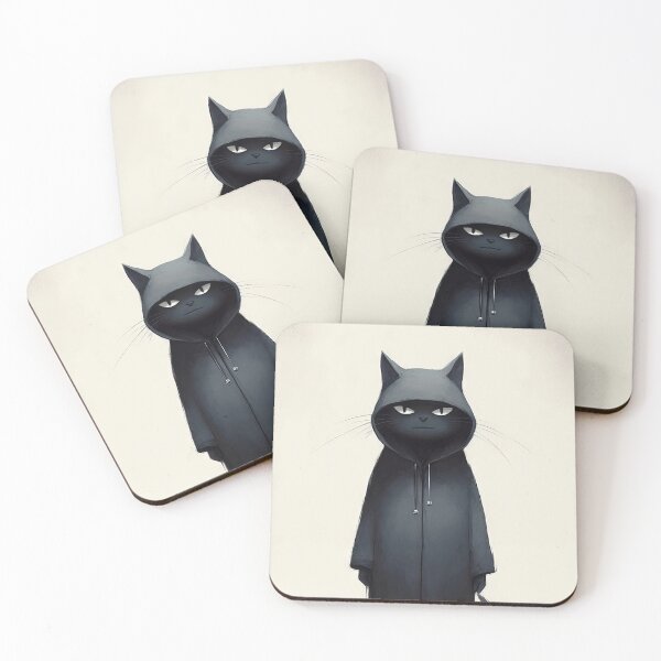Item preview, Cats in Minimalist Style: Fusion of Visual and Verbal Art designed and sold by Piotrek0001.