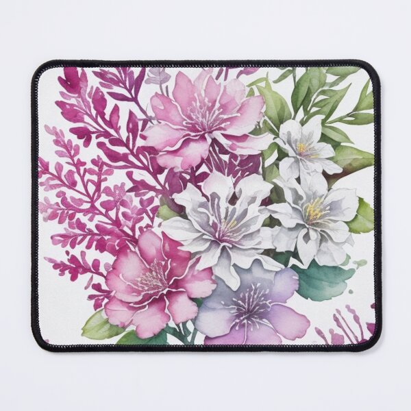 Item preview, watercolor flowers designed and sold by UndineSea.