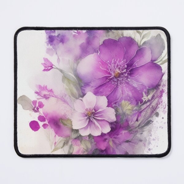Item preview, watercolor flowers designed and sold by UndineSea.