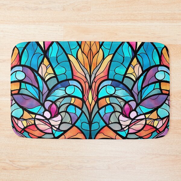 Item preview, Colorful stained glass Abstrat design designed and sold by SweetWhiskers.