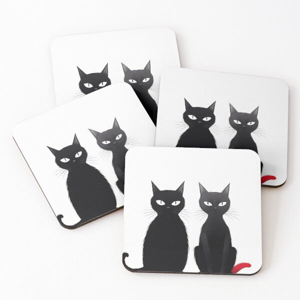 Item preview, Cats in Minimalist Style: Fusion of Visual and Verbal Art designed and sold by Piotrek0001.