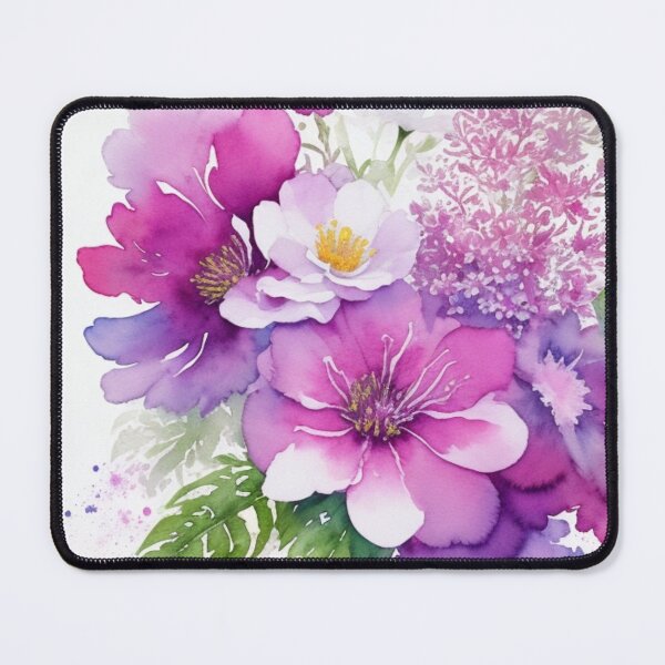 Item preview, watercolor flowers designed and sold by UndineSea.