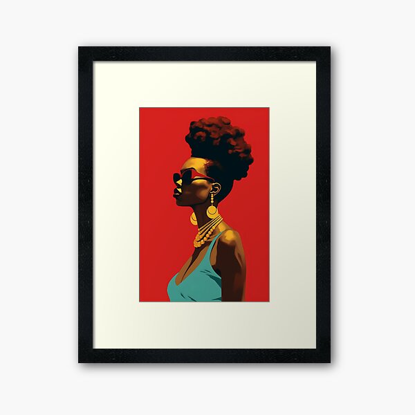 Aperçu de l'œuvre Afro Pop Art créée et vendue par Design Den.