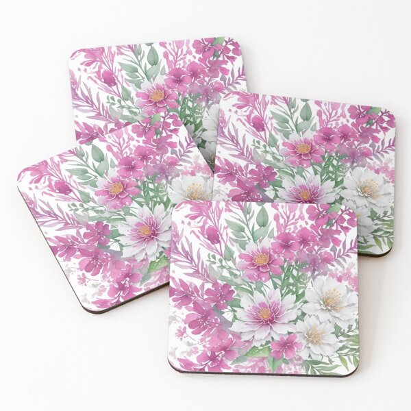 Item preview, watercolor flowers designed and sold by UndineSea.