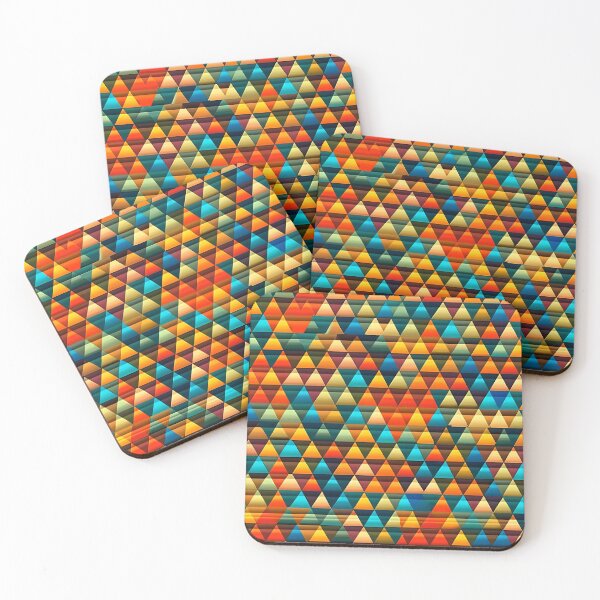 Item preview, Multicolored Geometric Pyramid Design designed and sold by SweetWhiskers.