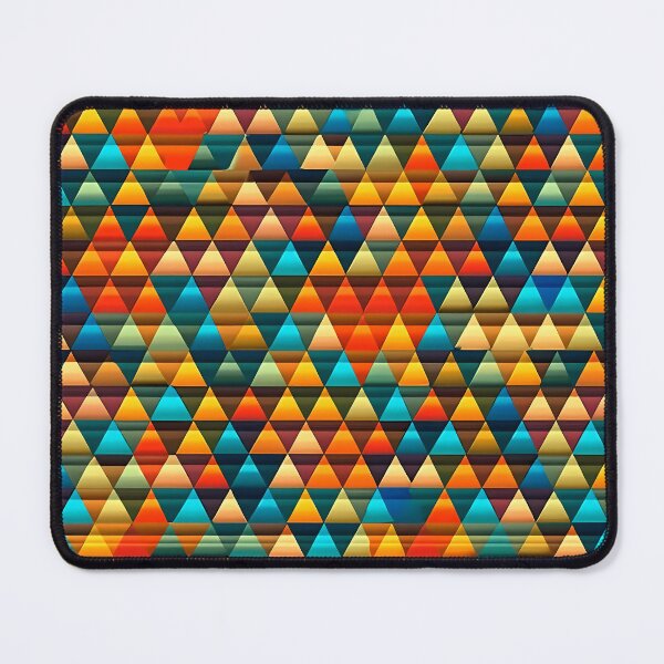 Item preview, Multicolored Geometric Pyramid Design designed and sold by SweetWhiskers.