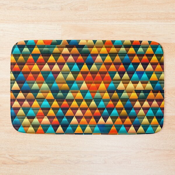 Item preview, Multicolored Geometric Pyramid Design designed and sold by SweetWhiskers.