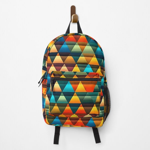 Item preview, Multicolored Geometric Pyramid Design designed and sold by SweetWhiskers.