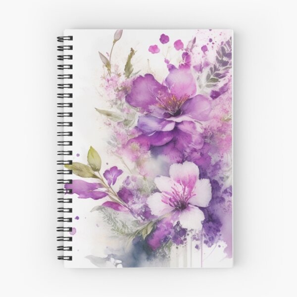Item preview, watercolor flowers designed and sold by UndineSea.