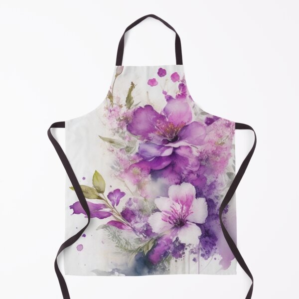 Item preview, watercolor flowers designed and sold by UndineSea.