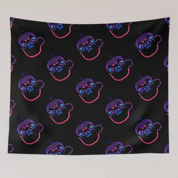 Item preview, Neon Musical Espresso Cup Pun designed and sold by IvaRenee.