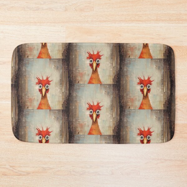 Item preview, Red Chicken Crazy Face designed and sold by YoPedro.