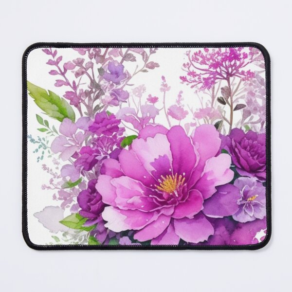 Item preview, watercolor flowers designed and sold by UndineSea.