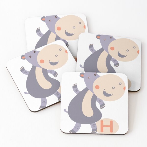 Item preview, Hippo cartoon animal designed and sold by tqueen.
