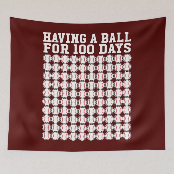 Item preview, Baseball 100 Days Of School 	 Player Teacher 	 	 		 designed and sold by aatcecnq81.