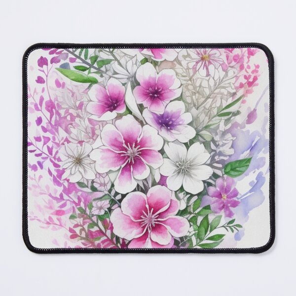 Item preview, watercolor flowers designed and sold by UndineSea.