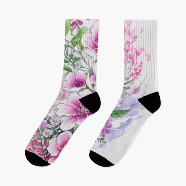 Item preview, watercolor flowers designed and sold by UndineSea.
