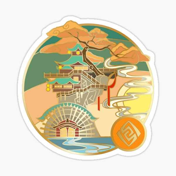 Genshin impact Liyue wangshu inn Sticker