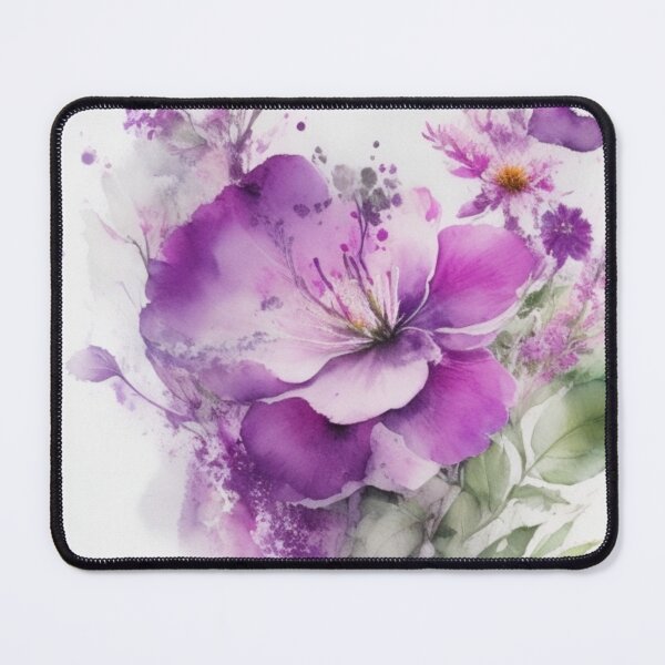 Item preview, watercolor flowers designed and sold by UndineSea.