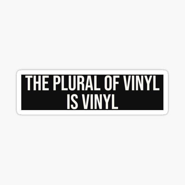 Item preview, Vinyl Plural designed and sold by sonicjackalope.