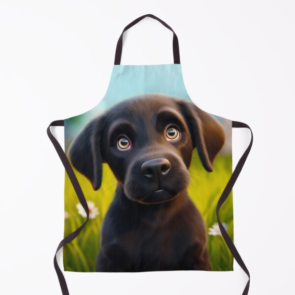 Item preview, Cute Black Labrador Puppy designed and sold by MasartDesigns.