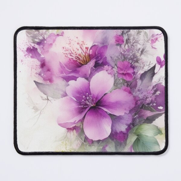 Item preview, watercolor flowers designed and sold by UndineSea.