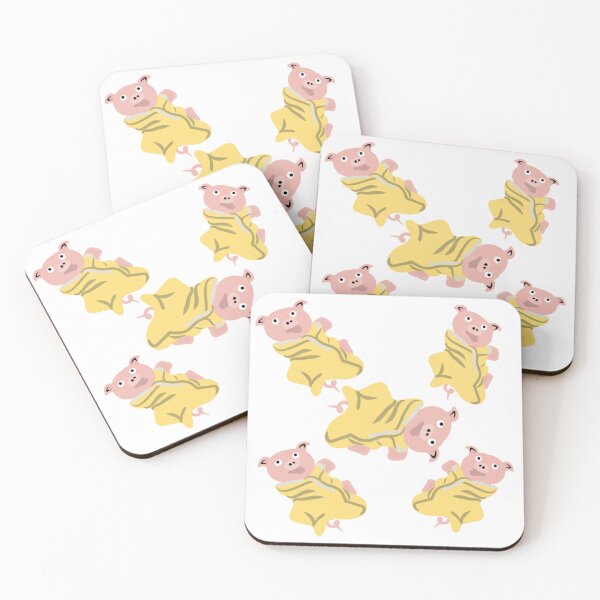 Item preview, Yellow Pigs in a blanket designed and sold by Adasha Knight.