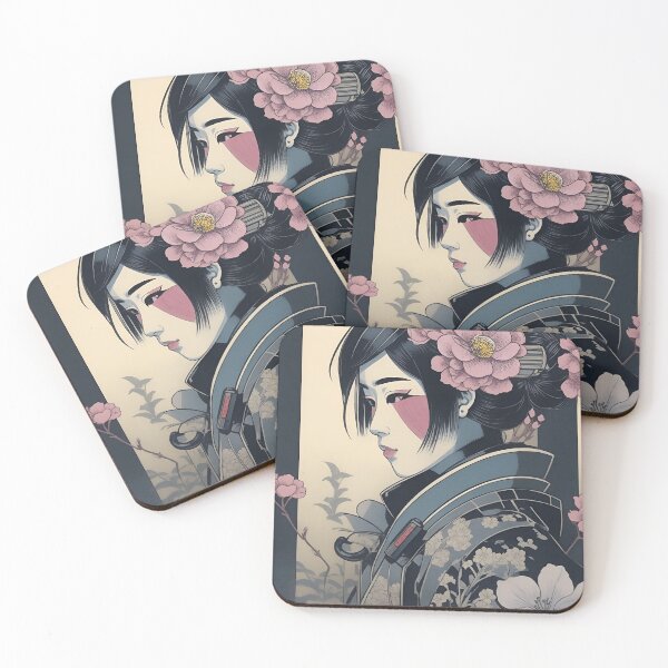 Item preview, Arai - Cyberpunk Lady With Flowers - LeiWeiss - designed and sold by LeiWeiss.