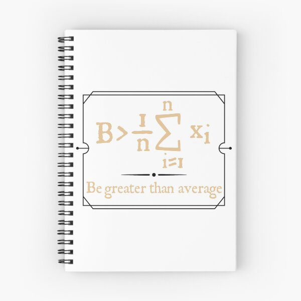 Item preview, Be Greater Than Average designed and sold by stuch75.