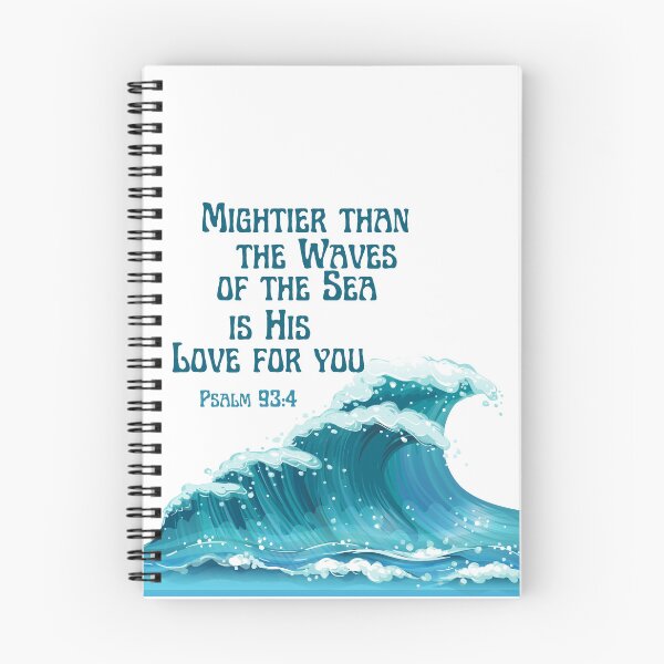 Item preview, Psalm 93:4 in blue designed and sold by Lilaclown.
